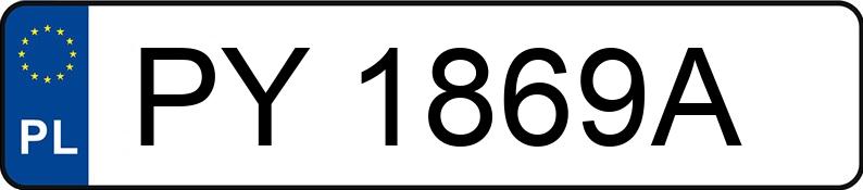 Numer rejestracyjny PY 1869A posiada AUDI SQ8 - PY1869A