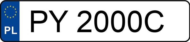 Numer rejestracyjny PY 2000C posiada BENTLEY CONTINENTAL GT - PY2000C