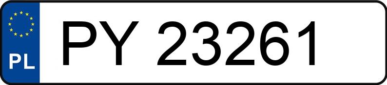 Numer rejestracyjny PY 23261 posiada NISSAN Qashqai II 1.6 MR`14 E6 Tekna - PY23261