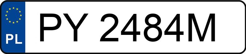 Numer rejestracyjny PY 2484M posiada PORSCHE Panamera MR`24 E6d GTS Aut. - PY2484M