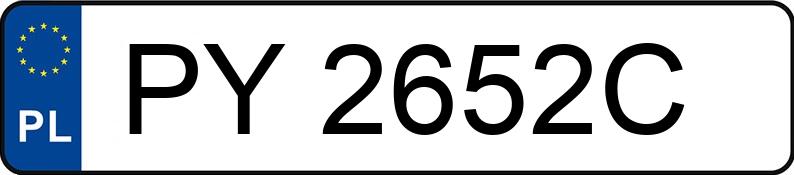 Numer rejestracyjny PY 2652C posiada FIAT DUCATO 250 - PY2652C Numer rejestracyjny PY 2652C posiada FIAT DUCATO 250 - PY2652C