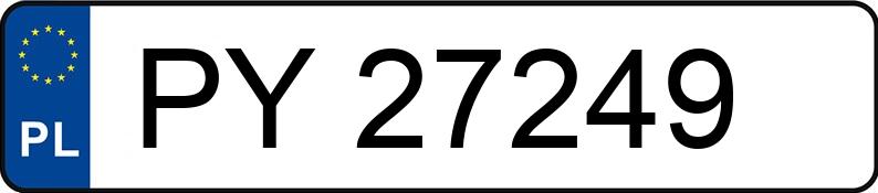 Numer rejestracyjny PY 27249 posiada VOLKSWAGEN Sharan GP 2.0 TDI MR`05 E4 Comfortline - PY27249