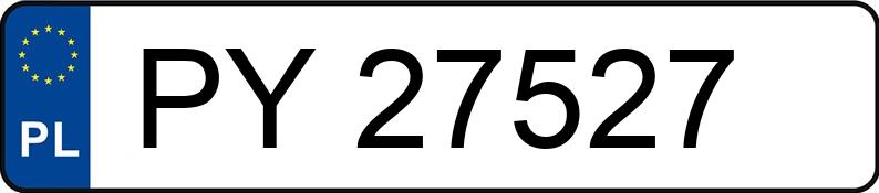 Numer rejestracyjny PY 27527 posiada SKODA KODIAQ - PY27527 Numer rejestracyjny PY 27527 posiada SKODA KODIAQ - PY27527