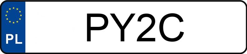 Numer rejestracyjny PY 2C posiada DODGE Grand Caravan 3.6 Kat. MR`11 SXT Aut. - PY2C