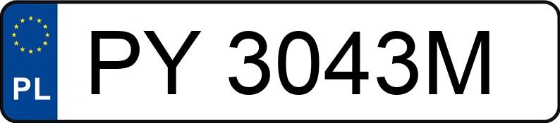 Numer rejestracyjny PY 3043M posiada DAEWOO LANOS - PY3043M Numer rejestracyjny PY 3043M posiada DAEWOO LANOS - PY3043M