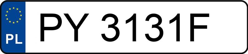 Numer rejestracyjny PY 3131F posiada RENAULT CAPTUR - PY3131F