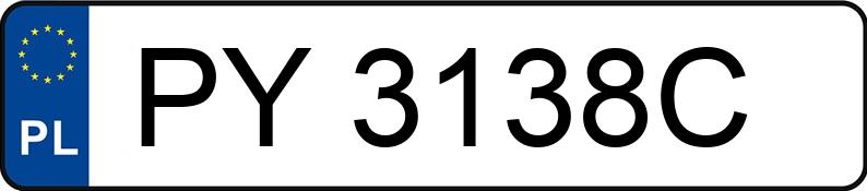 Numer rejestracyjny PY 3138C posiada JAGUAR XJ6 - PY3138C Numer rejestracyjny PY 3138C posiada JAGUAR XJ6 - PY3138C