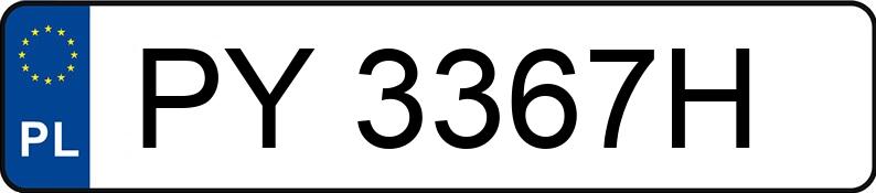 Numer rejestracyjny PY 3367H posiada PEUGEOT PARTNER - PY3367H