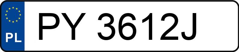 Numer rejestracyjny PY 3612J posiada BMW 320 Touring Diesel Kat. MR`98 E46 320 Touring Diesel Kat. MR`98 E46 - PY3612J