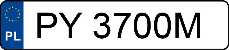 Numer rejestracyjny PY 3700M posiada BMW 420 Coupe Diesel MR`13 E6 F32 xDrive - PY3700M