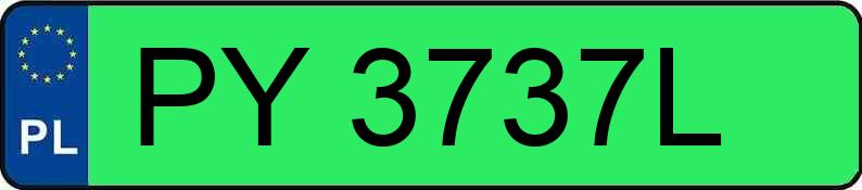 Numer rejestracyjny PY 3737L posiada MERCEDES-BENZ  - PY3737L