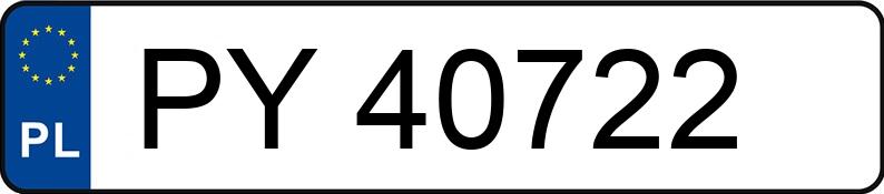 Numer rejestracyjny PY 40722 posiada VOLVO XC60 - PY40722 Numer rejestracyjny PY 40722 posiada VOLVO XC60 - PY40722