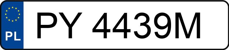 Numer rejestracyjny PY 4439M posiada BMW M3 COMPETITION M XDRIVE - PY4439M