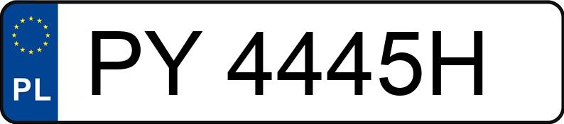 Numer rejestracyjny PY 4445H posiada FSM-BIELSKO BIAŁA POLSKI FIAT 126 BIS - PY4445H