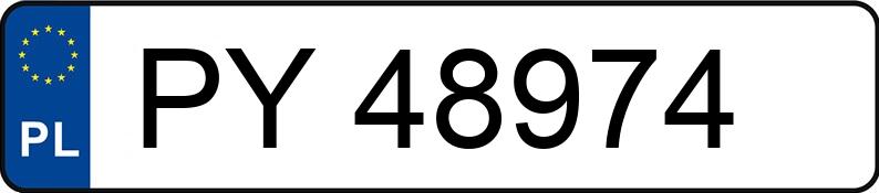 Numer rejestracyjny PY 48974 posiada AUDI Q3 - PY48974