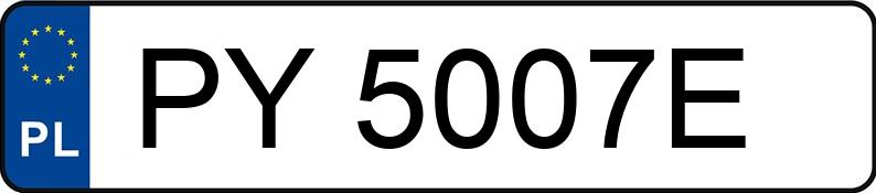 Numer rejestracyjny PY 5007E posiada TOYOTA TOYOTA COROLLA - PY5007E Numer rejestracyjny PY 5007E posiada TOYOTA TOYOTA COROLLA - PY5007E