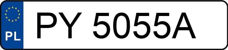 Numer rejestracyjny PY 5055A posiada VOLKSWAGEN GOLF - PY5055A