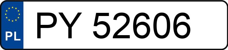 Numer rejestracyjny PY 52606 posiada BMW 530 Touring Diesel MR`03 E3 E61 530 Touring Diesel MR`03 E3 E61 - PY52606