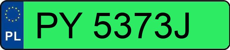 Numer rejestracyjny PY 5373J posiada BMW IX1 EDRIVE20 - PY5373J Numer rejestracyjny PY 5373J posiada BMW IX1 EDRIVE20 - PY5373J