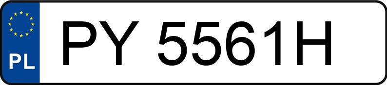 Numer rejestracyjny PY 5561H posiada AUDI Q5 50 TFSI E - PY5561H