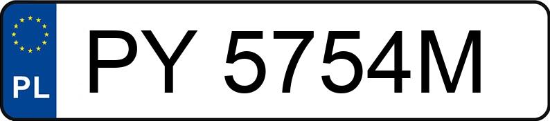 Numer rejestracyjny PY 5754M posiada TOYOTA COROLLA - PY5754M Numer rejestracyjny PY 5754M posiada TOYOTA COROLLA - PY5754M
