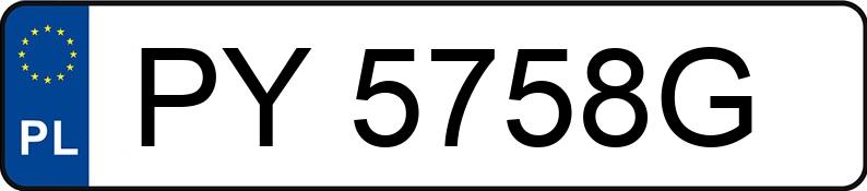 Numer rejestracyjny PY 5758G posiada NISSAN 350Z - PY5758G Numer rejestracyjny PY 5758G posiada NISSAN 350Z - PY5758G