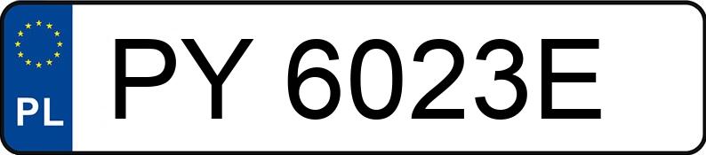 Numer rejestracyjny PY 6023E posiada BMW 530D - PY6023E Numer rejestracyjny PY 6023E posiada BMW 530D - PY6023E