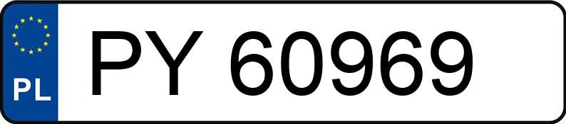 Numer rejestracyjny PY 60969 posiada AUDI R8 COUPE - PY60969