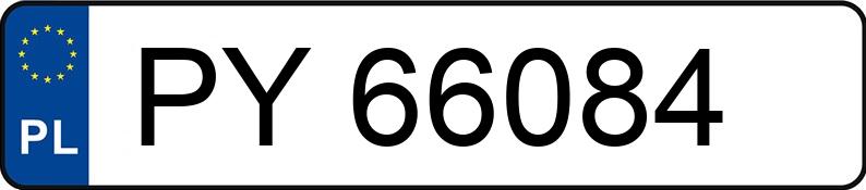 Numer rejestracyjny PY 66084 posiada BMW 320D XDRIVE - PY66084