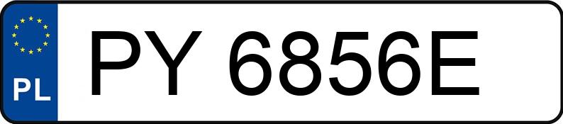 Numer rejestracyjny PY 6856E posiada RENAULT MEGANE CLASSIC 1.6 KAT - PY6856E