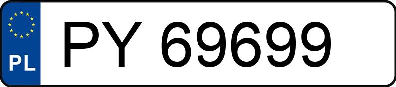 Numer rejestracyjny PY 69699 posiada BMW 530 - PY69699