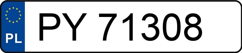 Numer rejestracyjny PY 71308 posiada SKODA SCALA - PY71308