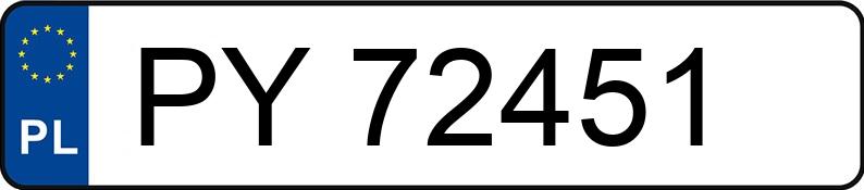Numer rejestracyjny PY 72451 posiada OPEL ASTRA - PY72451