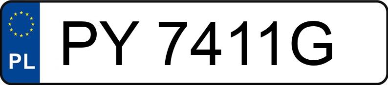 Numer rejestracyjny PY 7411G posiada TOYOTA TOYOTA YARIS - PY7411G