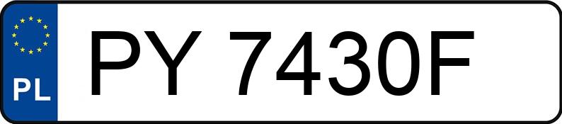 Numer rejestracyjny PY 7430F posiada VOLKSWAGEN GOLF - PY7430F Numer rejestracyjny PY 7430F posiada VOLKSWAGEN GOLF - PY7430F