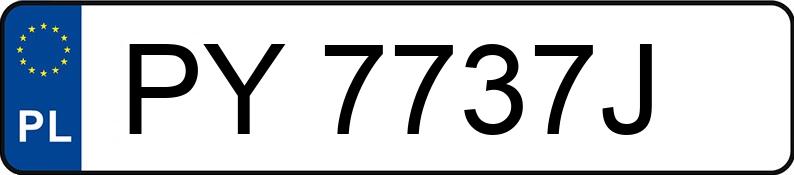 Numer rejestracyjny PY 7737J posiada BMW 523i MR`03 E4 E60 523i MR`03 E4 E60 - PY7737J