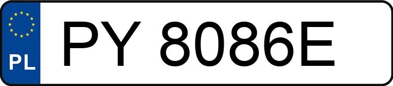 Numer rejestracyjny PY 8086E posiada VOLKSWAGEN PASSAT - PY8086E