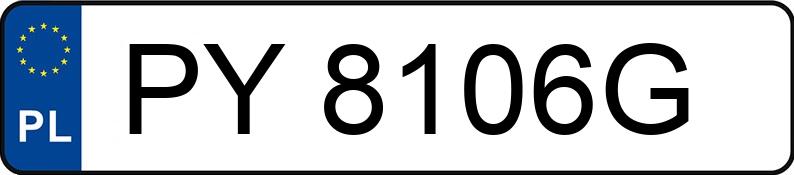 Numer rejestracyjny PY 8106G posiada VOLKSWAGEN GOLF - PY8106G Numer rejestracyjny PY 8106G posiada VOLKSWAGEN GOLF - PY8106G