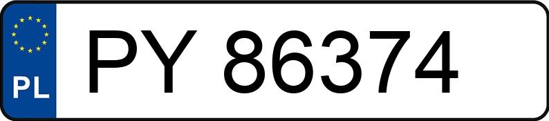 Numer rejestracyjny PY 86374 posiada BMW 318D - PY86374 Numer rejestracyjny PY 86374 posiada BMW 318D - PY86374