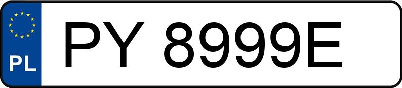 Numer rejestracyjny PY 8999E posiada PORSCHE PANAMERA 4S - PY8999E Numer rejestracyjny PY 8999E posiada PORSCHE PANAMERA 4S - PY8999E