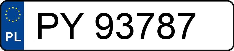Numer rejestracyjny PY 93787 posiada AUDI A6 - PY93787 Numer rejestracyjny PY 93787 posiada AUDI A6 - PY93787