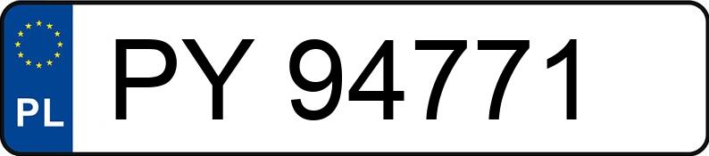 Numer rejestracyjny PY 94771 posiada MERCEDES-BENZ A 200 D - PY94771