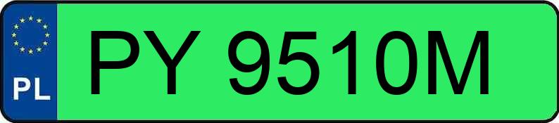 Numer rejestracyjny PY 9510M posiada MERCEDES-BENZ CLA 250+ - PY9510M