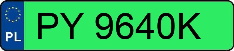 Numer rejestracyjny PY 9640K posiada HYUNDAI INSTER - PY9640K