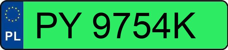 Numer rejestracyjny PY 9754K posiada MERCEDES-BENZ CLA 250+ - PY9754K