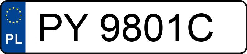 Numer rejestracyjny PY 9801C posiada SKODA OCTAVIA - PY9801C Numer rejestracyjny PY 9801C posiada SKODA OCTAVIA - PY9801C