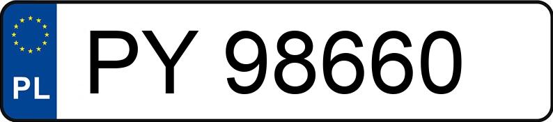 Numer rejestracyjny PY 98660 posiada MINI ONE - PY98660 Numer rejestracyjny PY 98660 posiada MINI ONE - PY98660