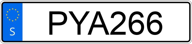 Numer rejestracyjny PYA266 posiada Volvo XC70 I Cross Country