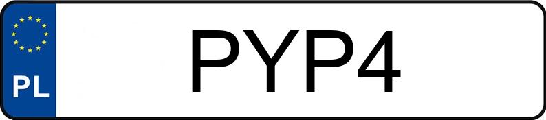 Numer rejestracyjny PYP 4 posiada DODGE Durango KWA MR`17 RT AWD - PYP4