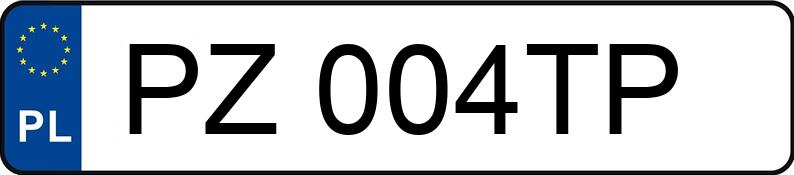 Numer rejestracyjny PZ 004TP posiada BMW 325i Coupe Kat. MR`02 E3 E46 Ci - PZ004TP